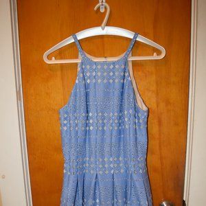 Girl's Periwinkle Blue Tank Dress